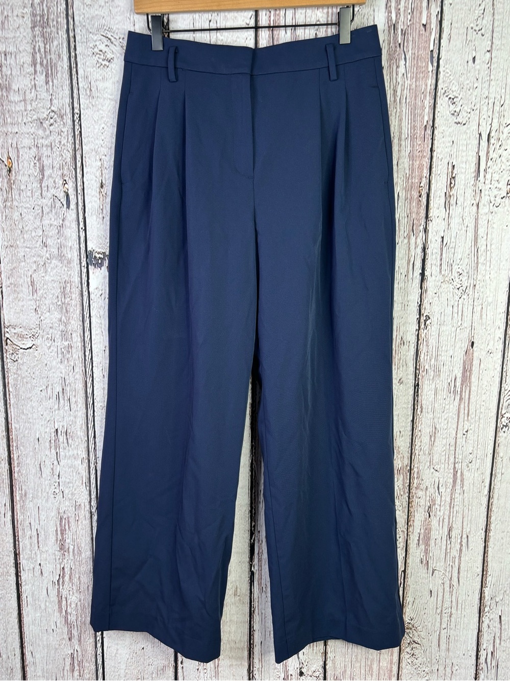 🔴⚠️SOLD!! DO NOT BUY🔴⚠️Ann Taylor Size 8P Petite Navy Blue Wide Leg Trousers